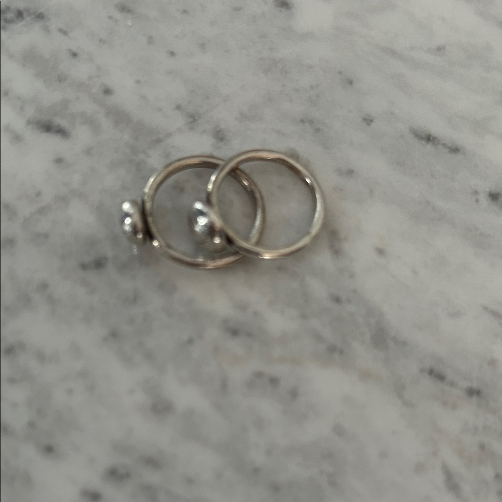 Chic Silver Ring Duo - image 5